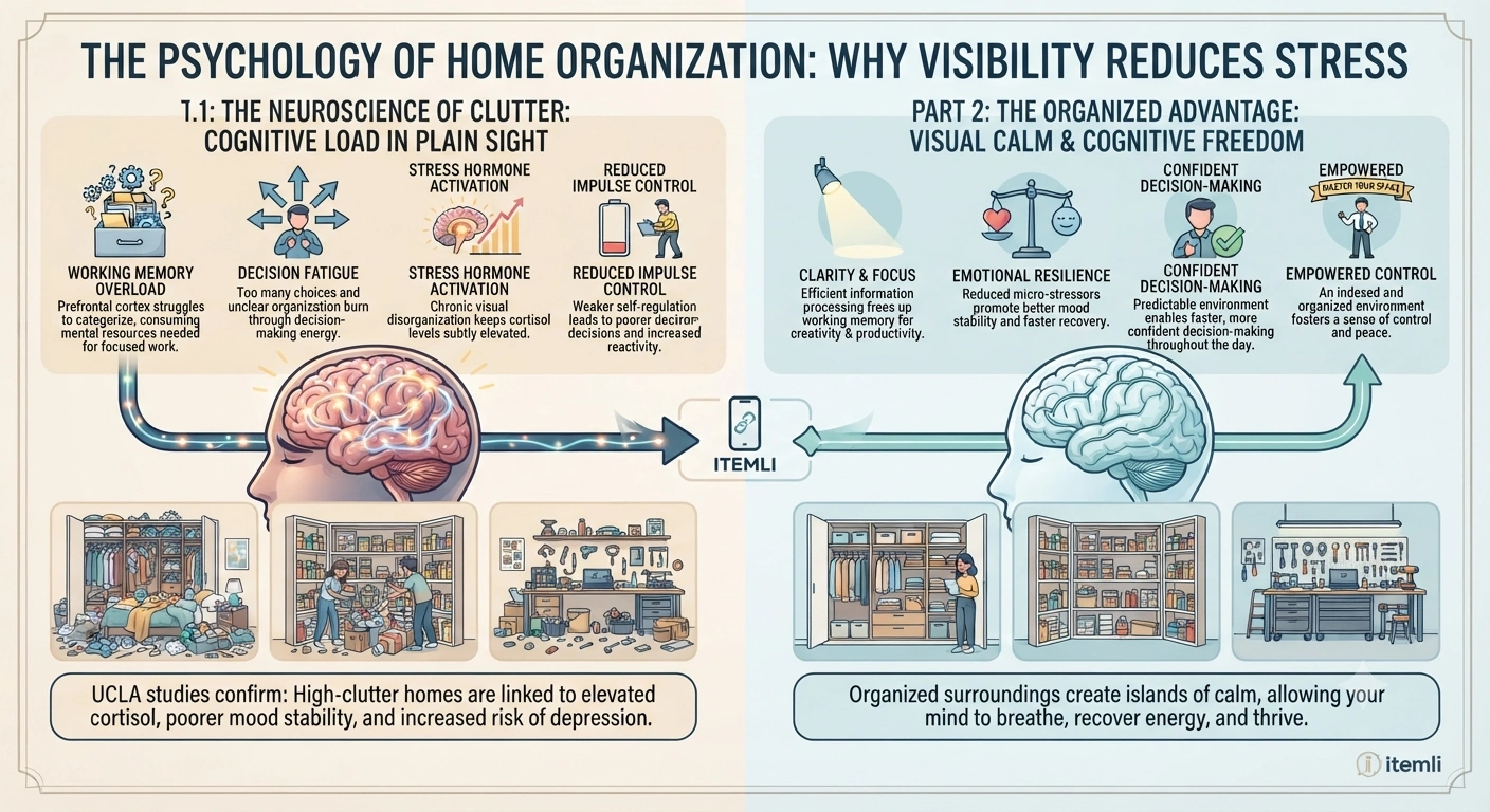 Psychology of home organization and its impact on mental well-being